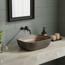 Vintage Wood Grain Rectangle