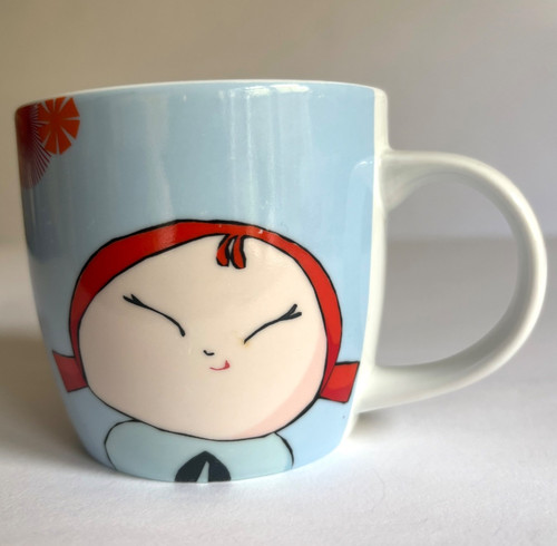 Momiji blue coffee mug sundays - blue,