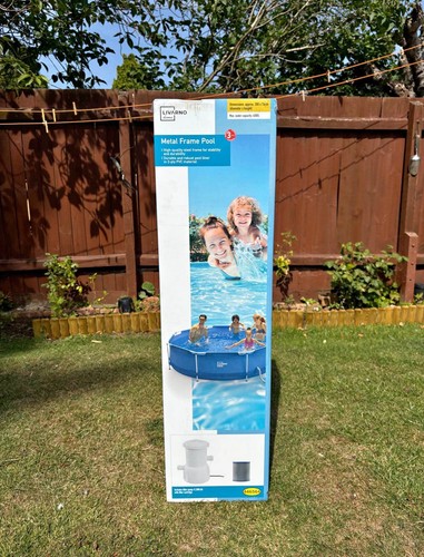 10ft metal frame swimming - metal,