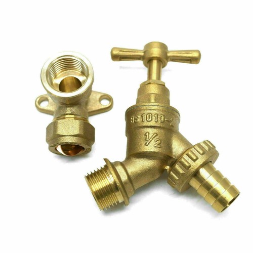 Outside garden brass tap - brass,