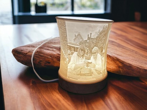 Printed lithophane lamp - lithophane,
