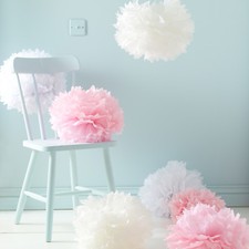 7x8" Tissue Paper Pom Poms
