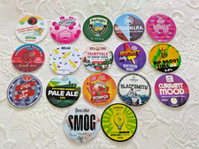 17 x beer pump badges -