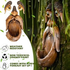 Tree Faces Decor Outdoor –