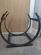 Iron  Log Holder - Black