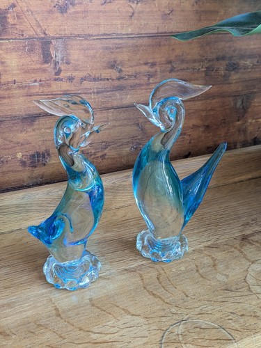 Pair vintage 1970 blue - of,