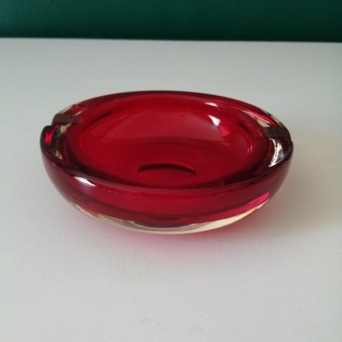 Whitefriars glass ashtray - glass,