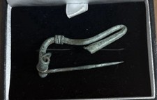 Ancient Roman Bronze Fibula