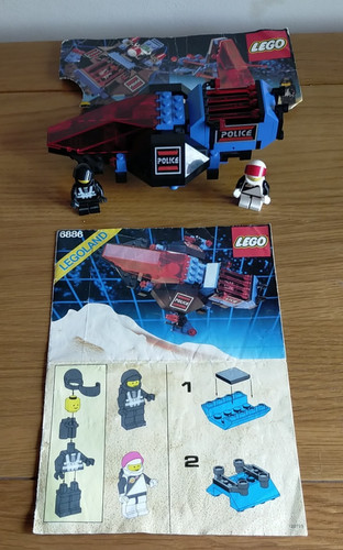 Vintage lego space police - police, 6886