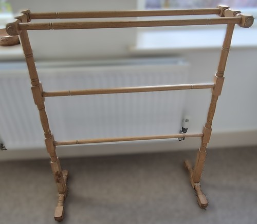 Edwardian towel rail stand - towel,