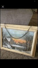 Antique Folding Picture Frame