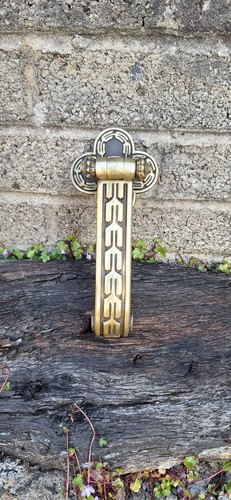 Antique solid brass door - solid,