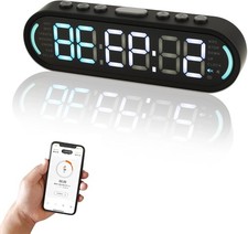 Gym Timer,Gym Clock,Count Down/Up,Interval Timer Clocks With Stopwatch,LED Digi