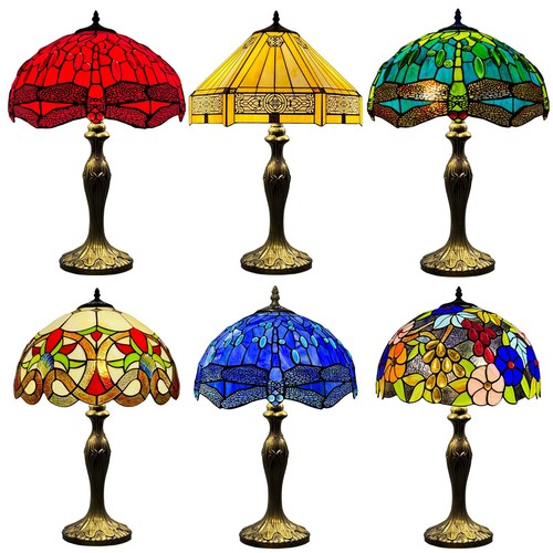 Tiffany style table lamp - table, 16