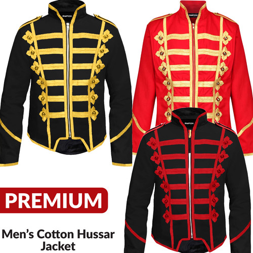 Hussar jacket mens steampunk - jacket,