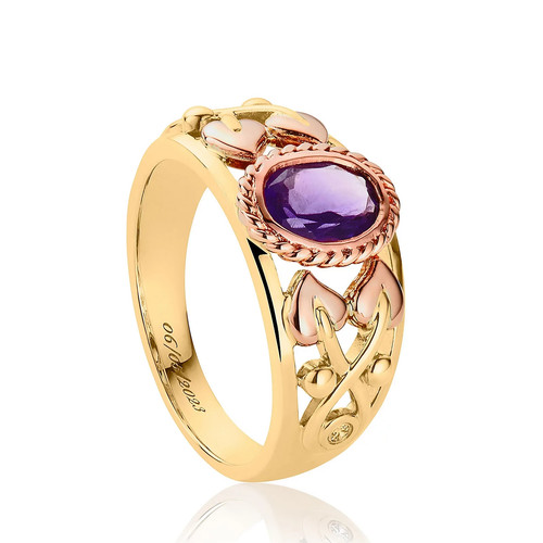 Welsh clogau 9ct gold - gold, tree