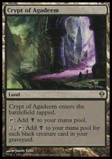 Crypt of Agadeem ~ Zendikar [ PLAYED ] [ Magic MTG ]