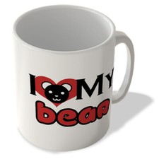 I Love My Bear (With Face) - Mug