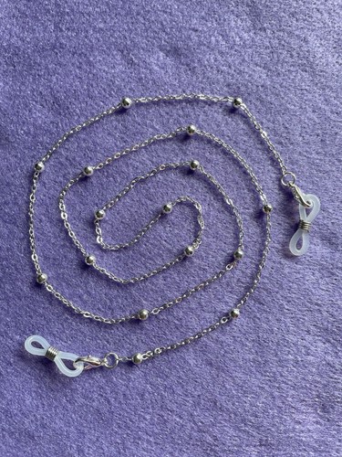 Silver glasses chain - silver,
