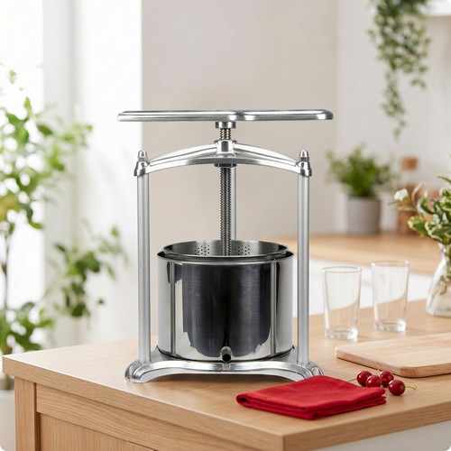 Grape press with mesh - with,