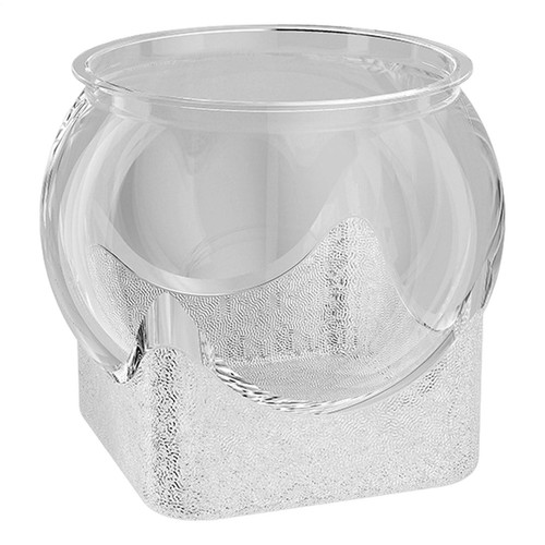 Large round clear flower betta - clear,
