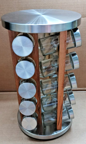 Spice rack rotating carousel - rotating,
