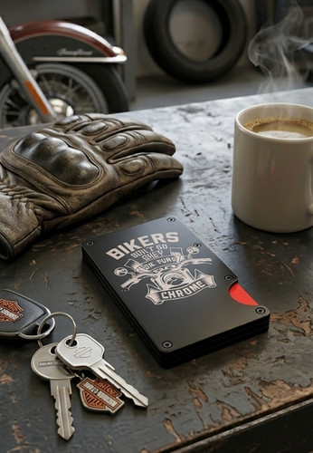 Bikers don grey wallet - go,