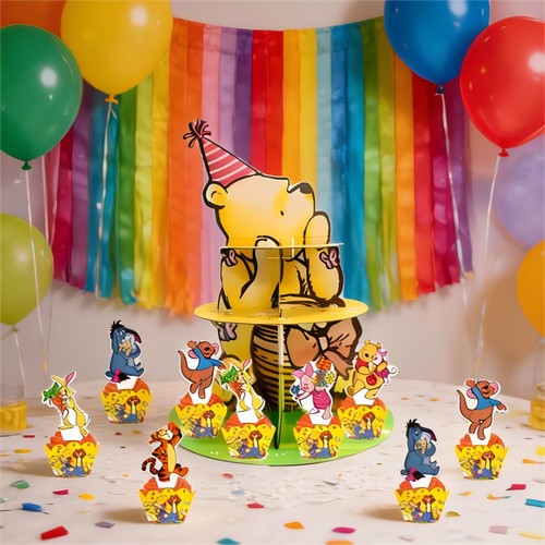 Winnie the pooh birthday - winnie, cake