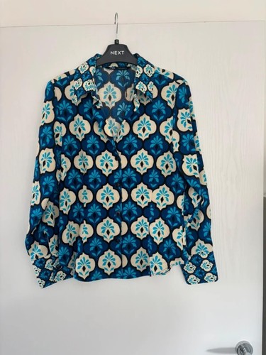 Zara blouse print - blouse., detail.