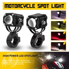 2x White Amber Red LED Spot