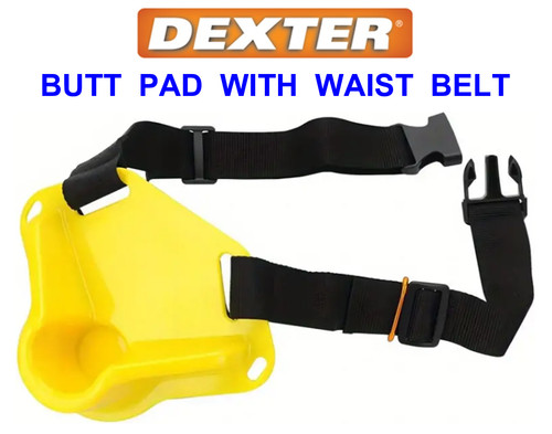 New dexter yellow butt pad - new,