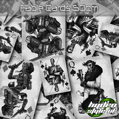 Rolled fable cards - rolled,