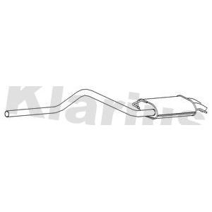 Tail pipe back box - for, vw