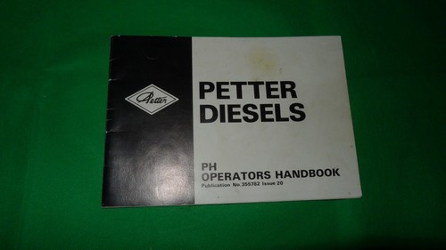 Petter diesels operators - petter, ph