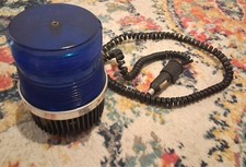 Blue fireball II by federal signal corp usa cop car 12V flashing strobe beacon