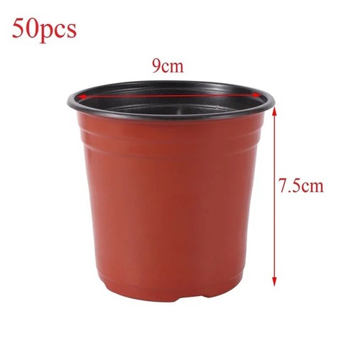 100pack plant pots plastic - 100pack,