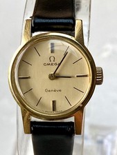 Vintage Omega Geneve Gold Plated Ladies Watch 511.314, 1970