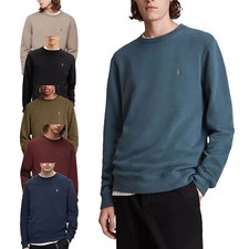 ALL SAINTS Reven Mens Sweatshirts Casual Cotton Pullover Winter Crew Neck Jumper