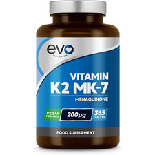Vitamin K2 MK-7 200mcg - 365