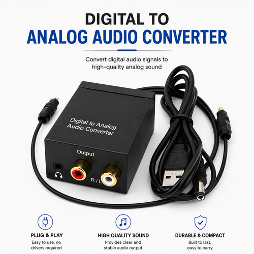 Digital analog audio - to,