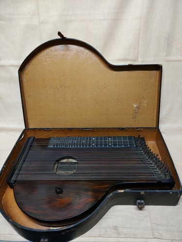 Vintage zither meinel herald - zither, &
