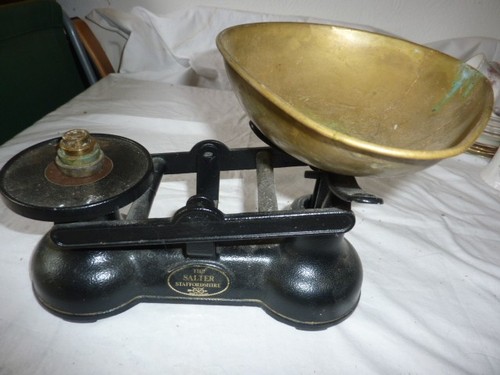 Vintage staffordshire salter - staffordshire,