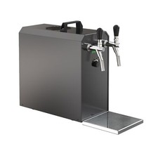 Dispensing system STREAM 50 beer case, through-flow cooler 2-line dry cooler, up