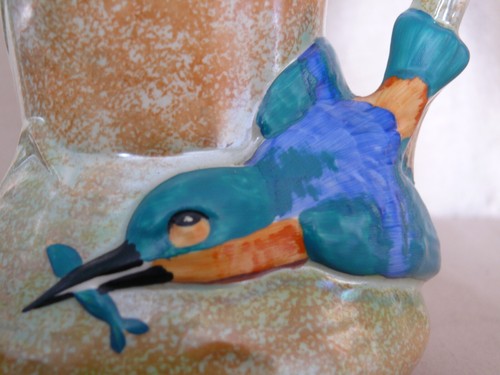 Burleigh ware kingfisher - :,