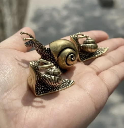 Set brass figurines - set, 3