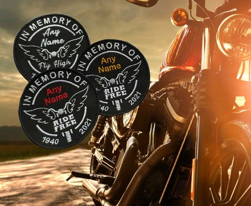 Biker memorial patches - biker,