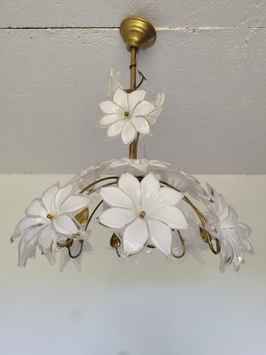 Vintage white murano glass - vintage,