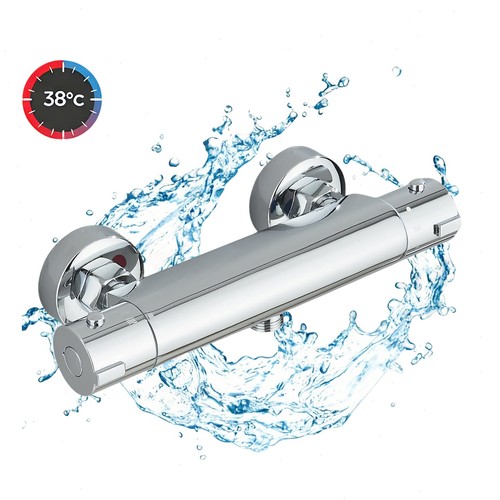 Chrome bathroom exposed bar - chrome,