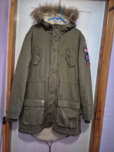 Lambretta green mod parka - green,