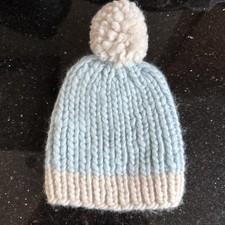 Acorn Baby Blue White Woolly